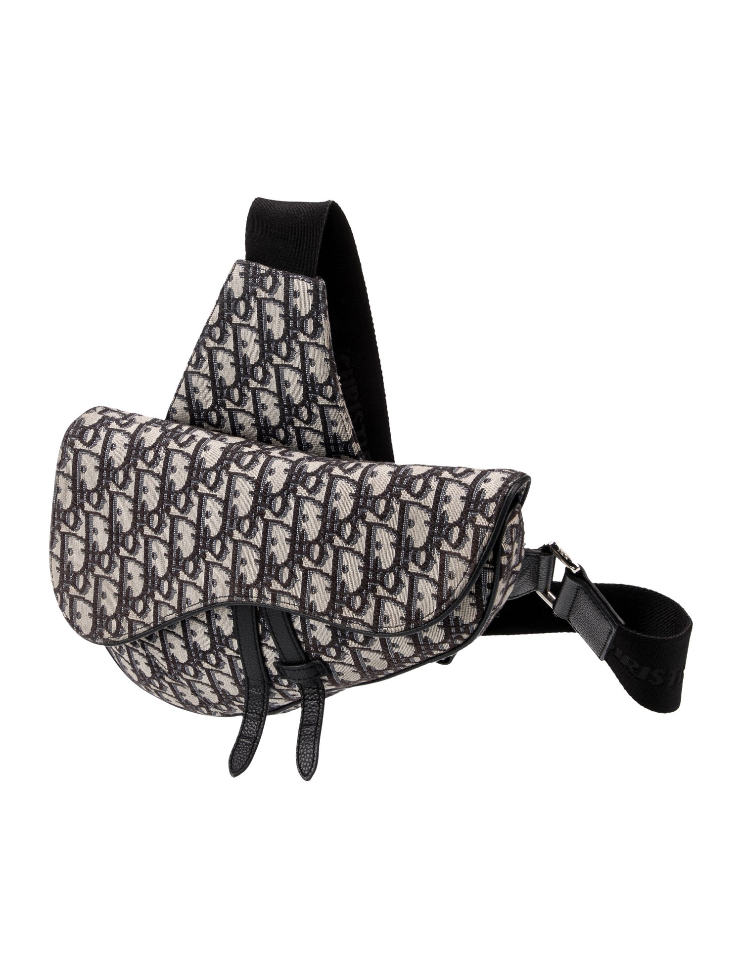 DIOR MEN Oblique Jacquard Saddle